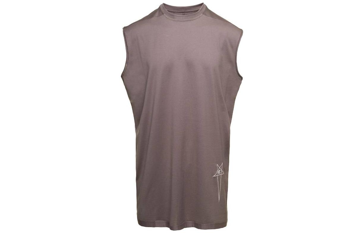 

Хлопковый топ без рукавов RICK OWENS, Umber