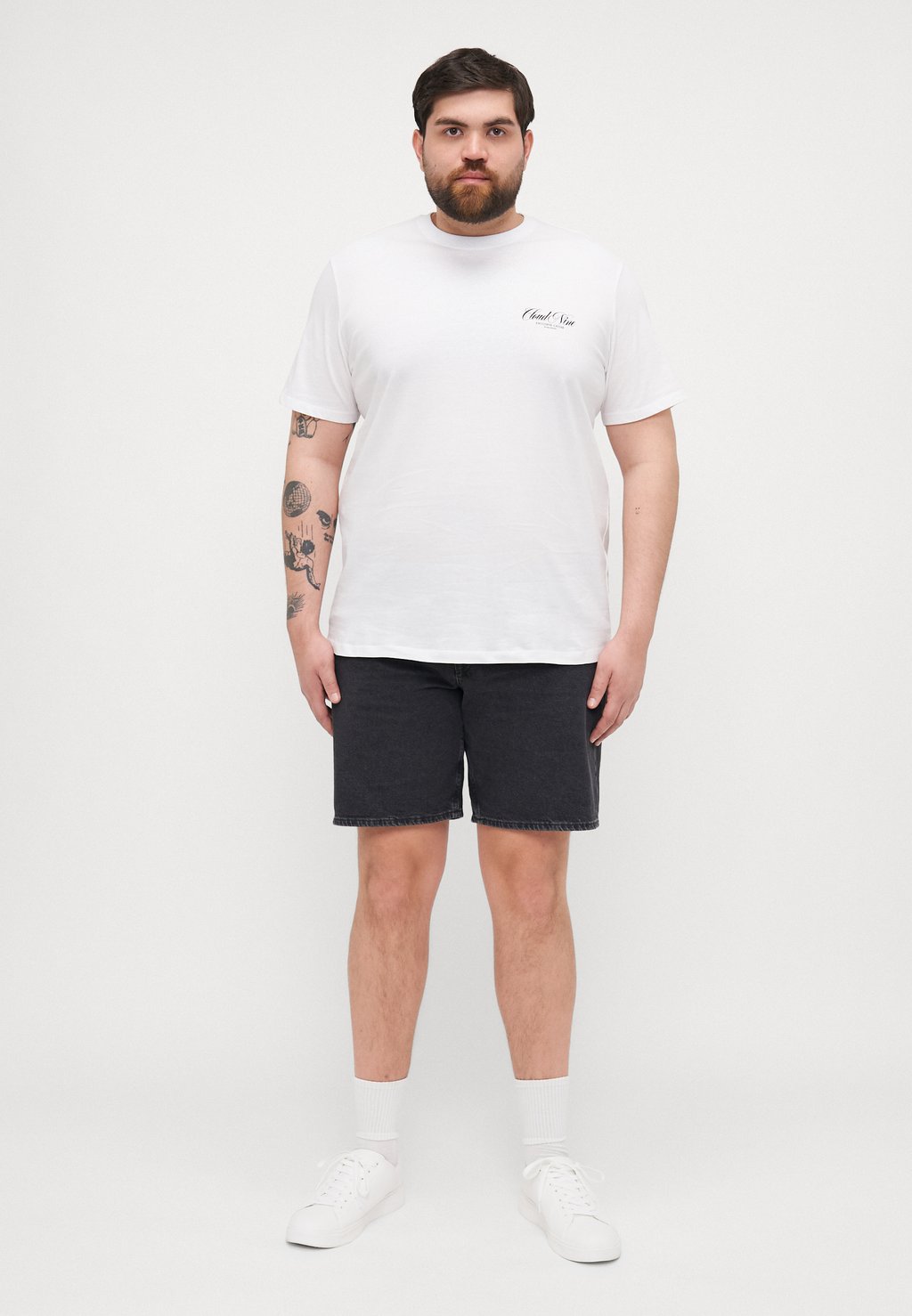 

Футболка с принтом JORMARINA TEE CREW NECK 3 PACK Jack & Jones, черный