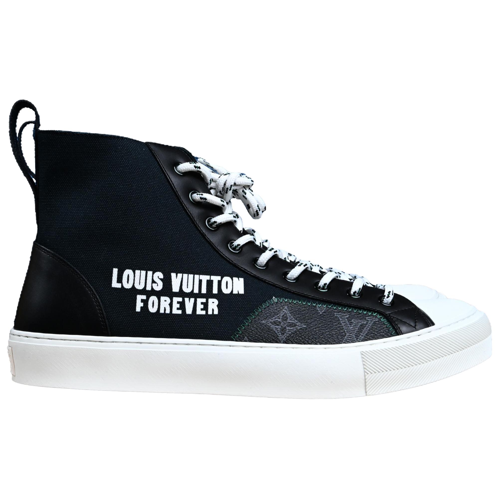 LOUIS VUITTON Кроссовки Vivienne Pop Up High top мужские black — фото 3