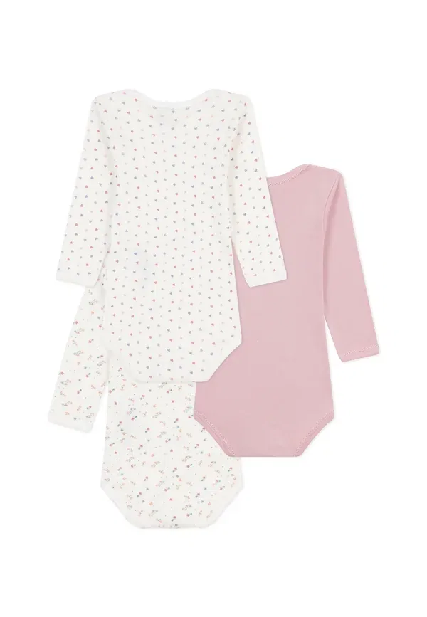 Комплект боди 3 шт Petit Bateau, разноцветный — фото 2