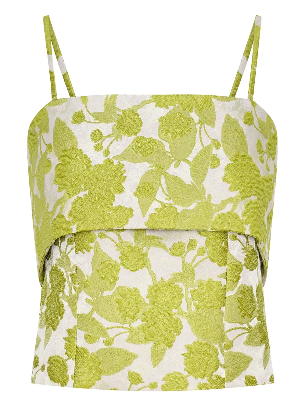 

Многослойный топ Tilly с цветочным принтом Anna Quan, зеленый