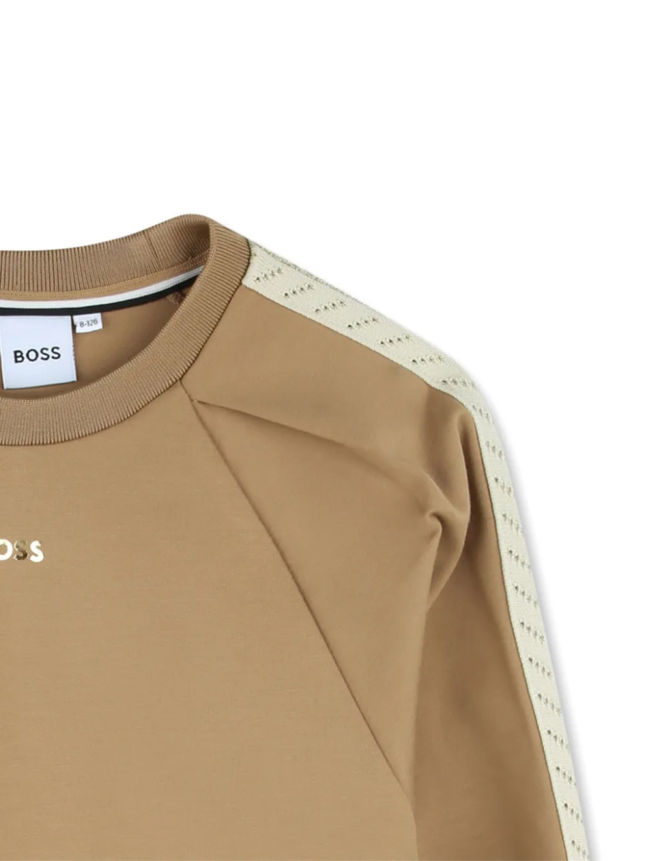 BOSS Kidswear толстовка с рукавами реглан, нейтральный — фото 3
