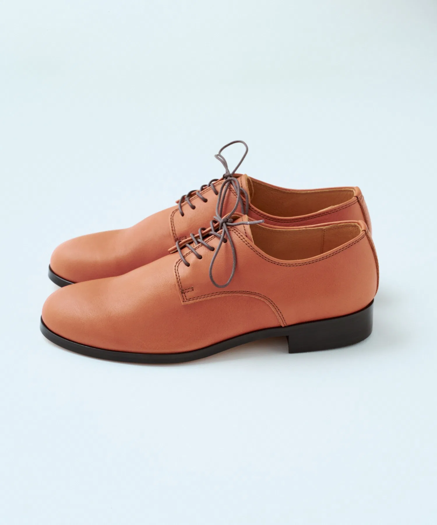 Мужские кожаные туфли ARCOLLETTA PADRONE EX DERBY PLAIN TOE чёрные — фото 2