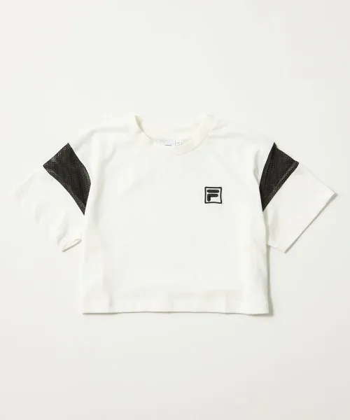 Детская футболка FILA с логотипом белого цвета