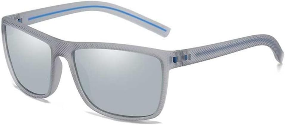 

Модные поляризованные солнцезащитные очки с антибликовым покрытием, очки для рыбалки, защита от УФ-излучения, солнцезащитные очки в крупной оправе для мужчин KTUCN, Grey