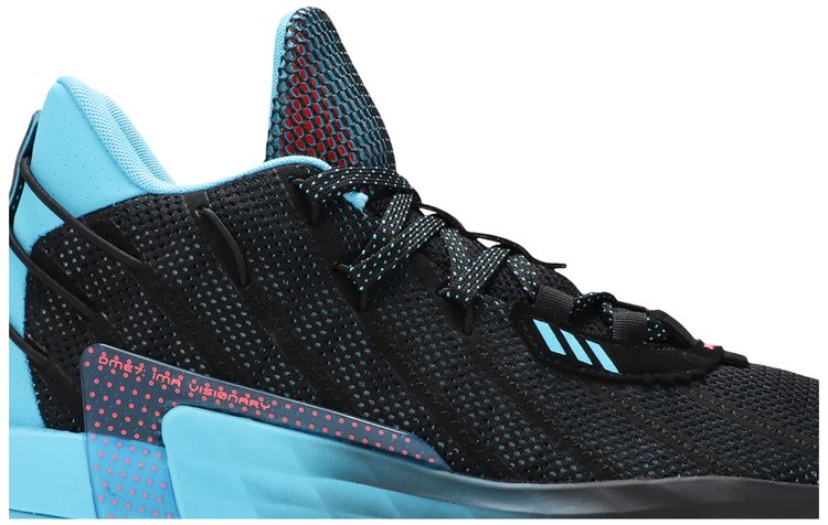 Кроссовки adidas Dame 7 'Ima Visionary', черный — фото 2