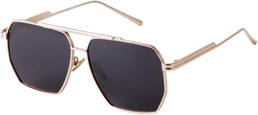 

Ретро металлические солнцезащитные очки большого размера для женщин и мужчин, винтажные классические зеленые солнцезащитные очки с защитой от УФ-излучения UV400 TKKTLLT, C2