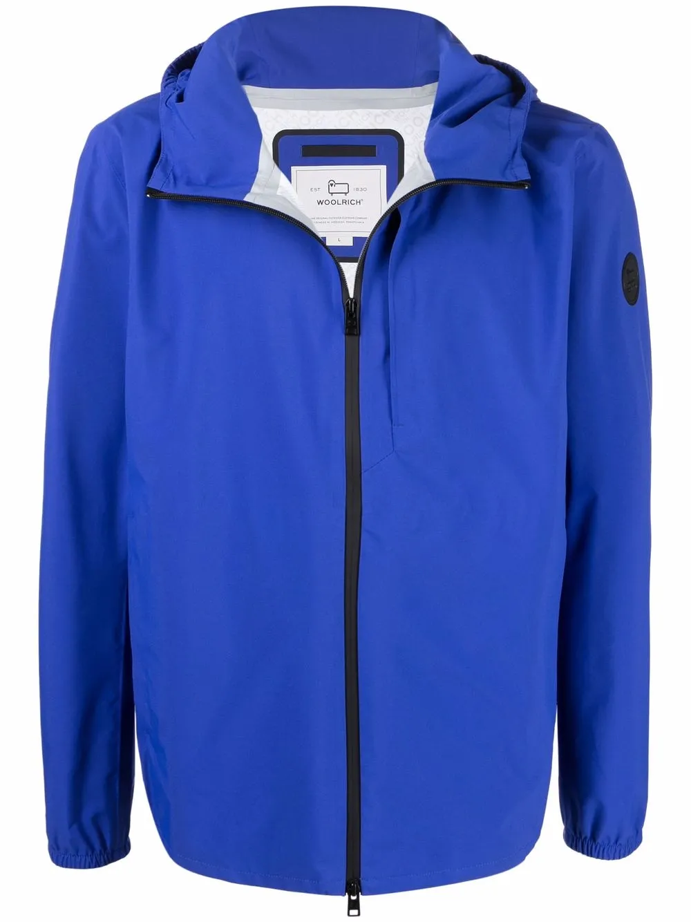 

Куртка с капюшоном и логотипом WOOLRICH, синий