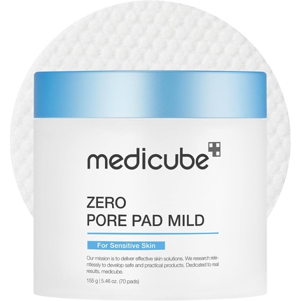 

Подушечки Zero Pore Pads Mild 2.0 - 70 подушечек Нежный успокаивающий тоник Medicube
