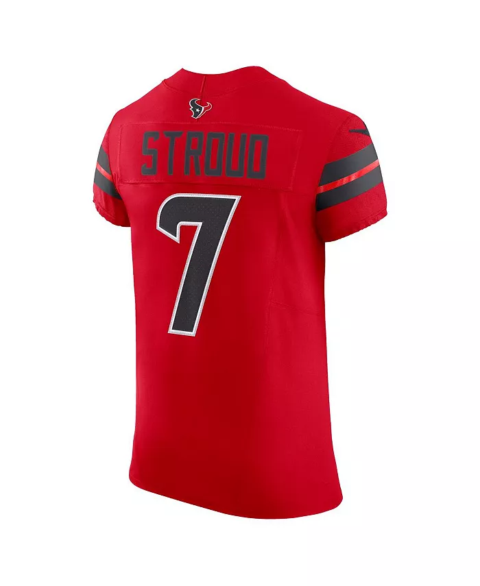 Мужская футболка Houston Texans Alternate Vapor F.U.S.E. Elite цвета красного C.J. Stroud Nike — фото 2