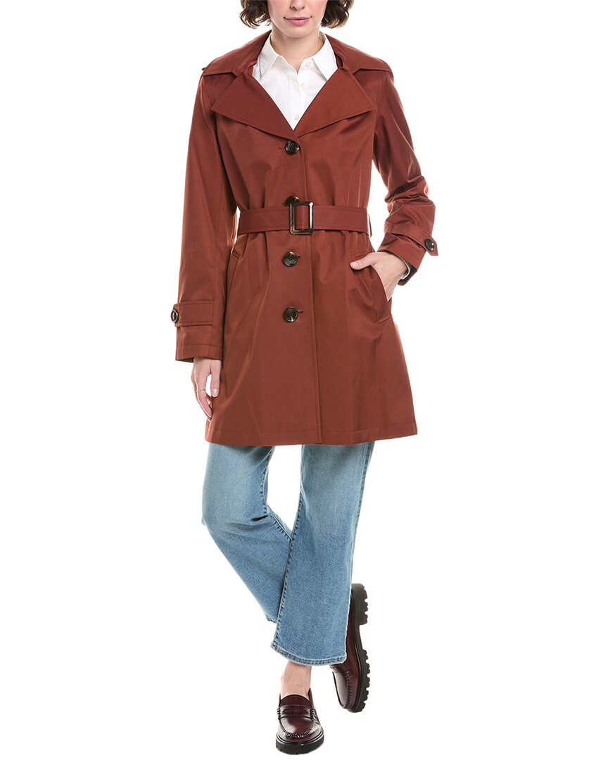 

Пальто тренч Sam Edelman, коричневый