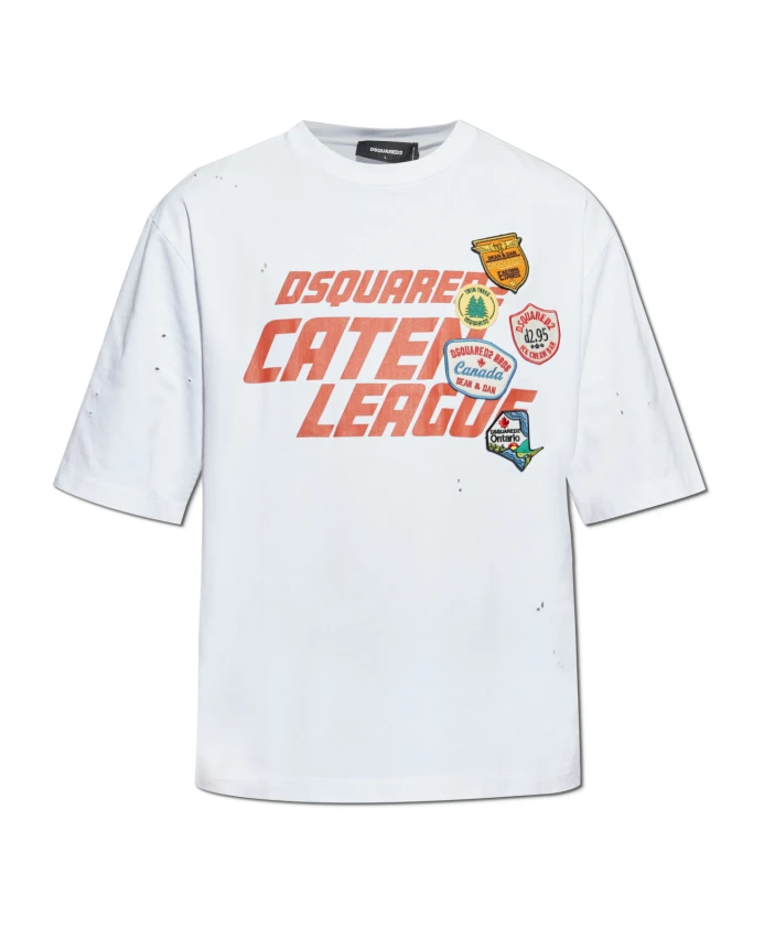 

Футболка с принтом Dsquared2, белый