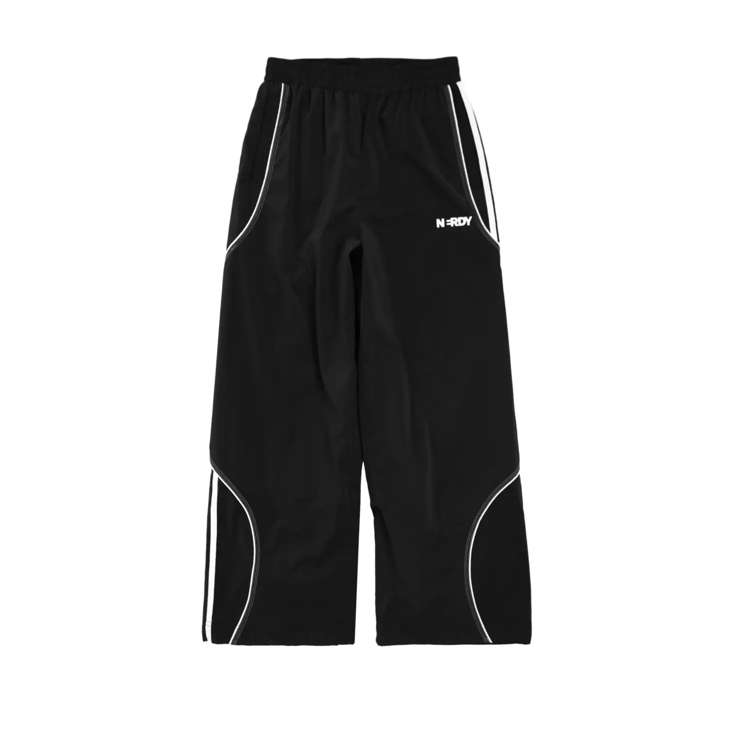 

Nerdy Вязаные спортивные штаны Unisex черные Moderate Straight Fit