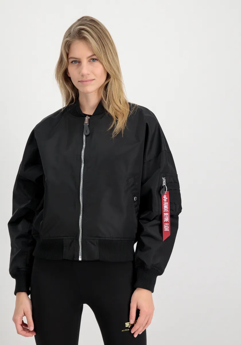 

Куртка-бомбер Alpha Industries " Alpha Industries Women - Куртки-бомберы MA-1 OS LW Wmn", черный