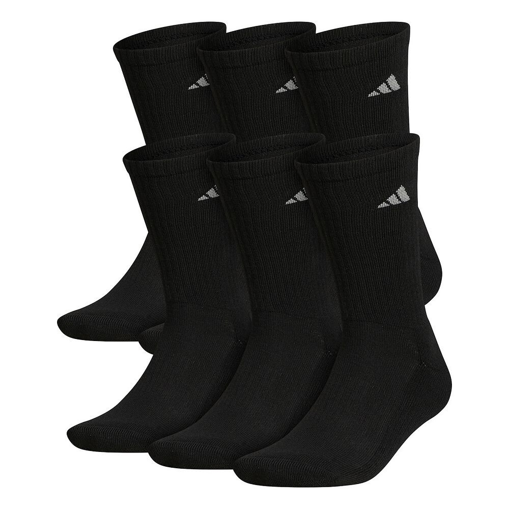 

Мужские 6 пар носков adidas Athletic Mushioned Crew Adidas, черный