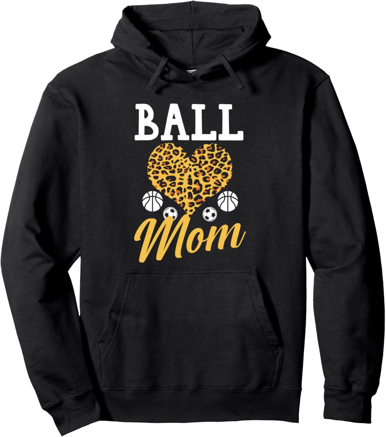

Худи Ball Mama Basketball Basketball Player & Play Basketball Gift, черный