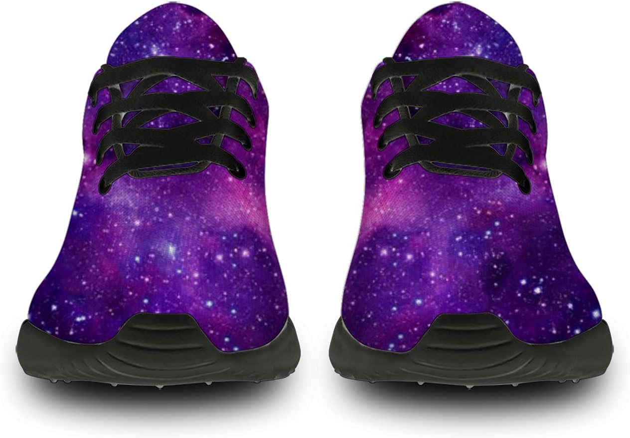 Кроссовки Horethy Galaxy для женщин и мужчин, беговые кроссовки, дышащие кроссовки для ходьбы и тенниса, космические кроссовки, подарки, мультиколор — фото 3