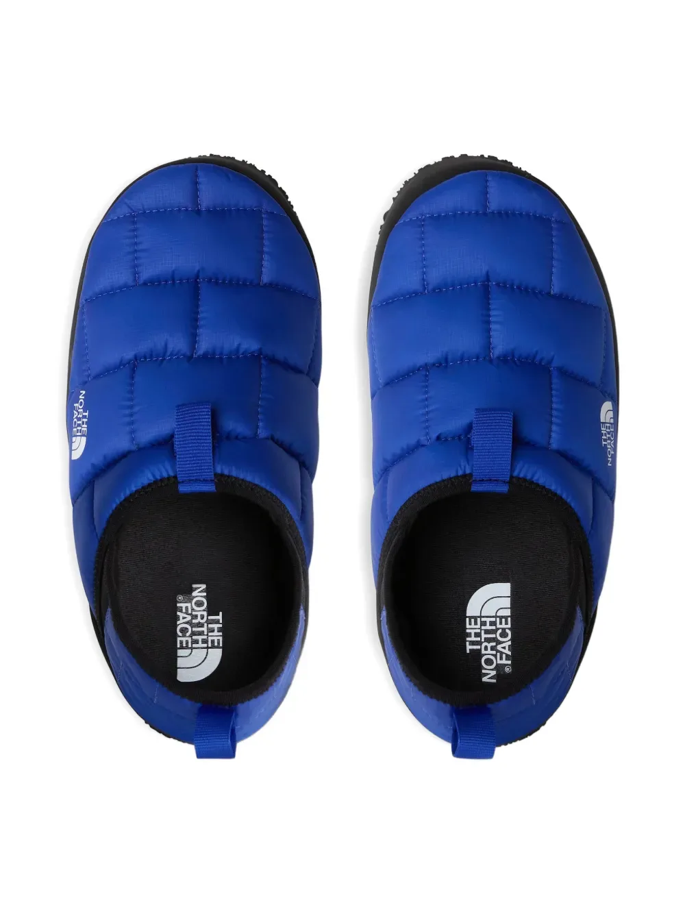 Зимние стеганые кроссовки Thermoball Traction Winter II с язычком для легкого надевания The North Face Kids, синий — фото 4