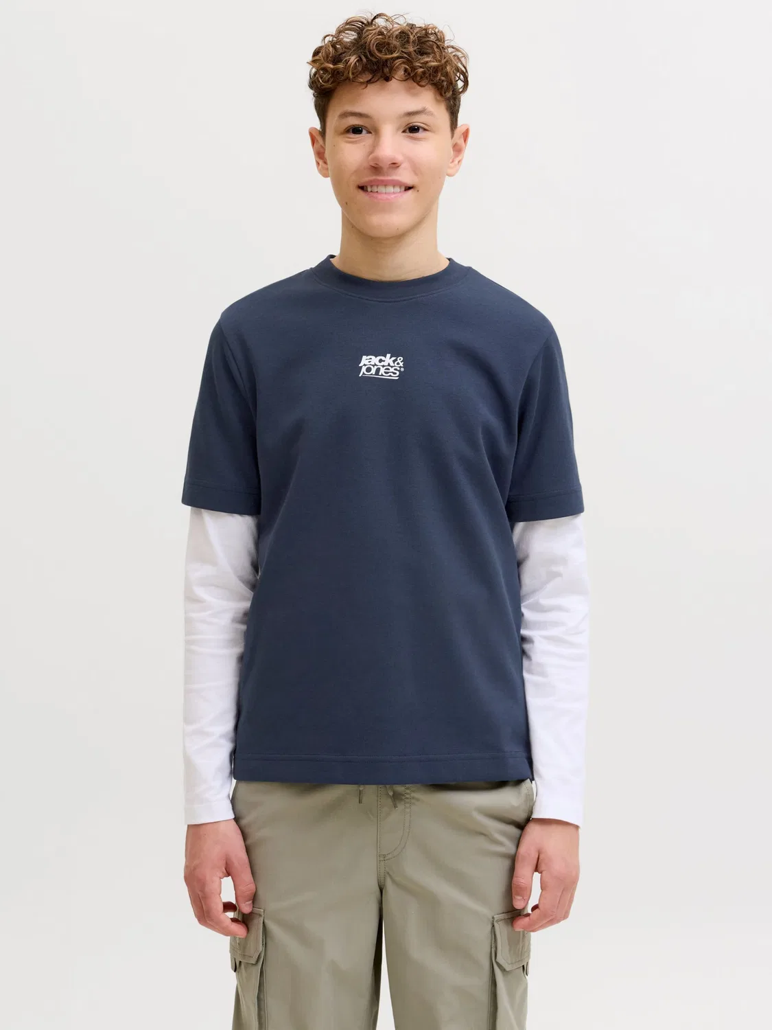 Футболка 'JCOBreeze' Jack & Jones Junior, Night Blue — фото 3