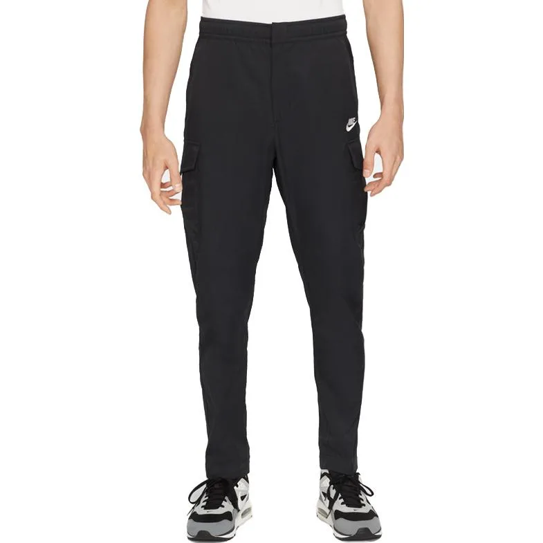 Nike Спортивные мужские брюки карго без подкладки черные — фото 4
