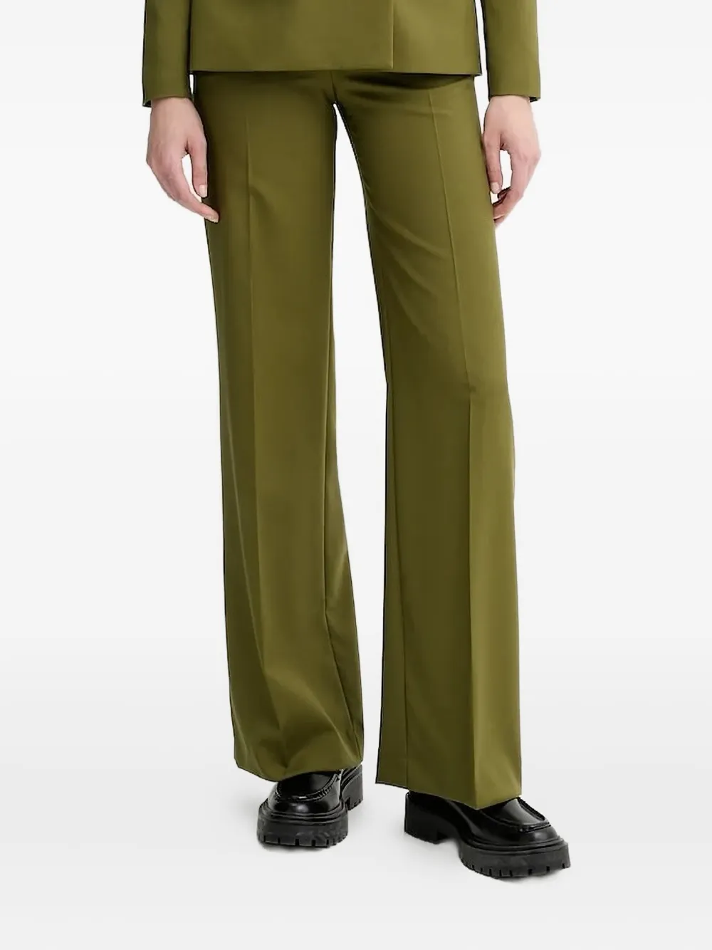 

Широкие брюки со складками PS Paul Smith, зеленый