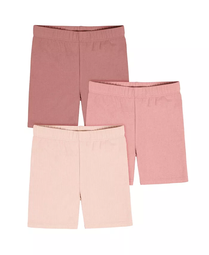 

Велосипедные шорты для девочек, 3 шт Gerber, розовый