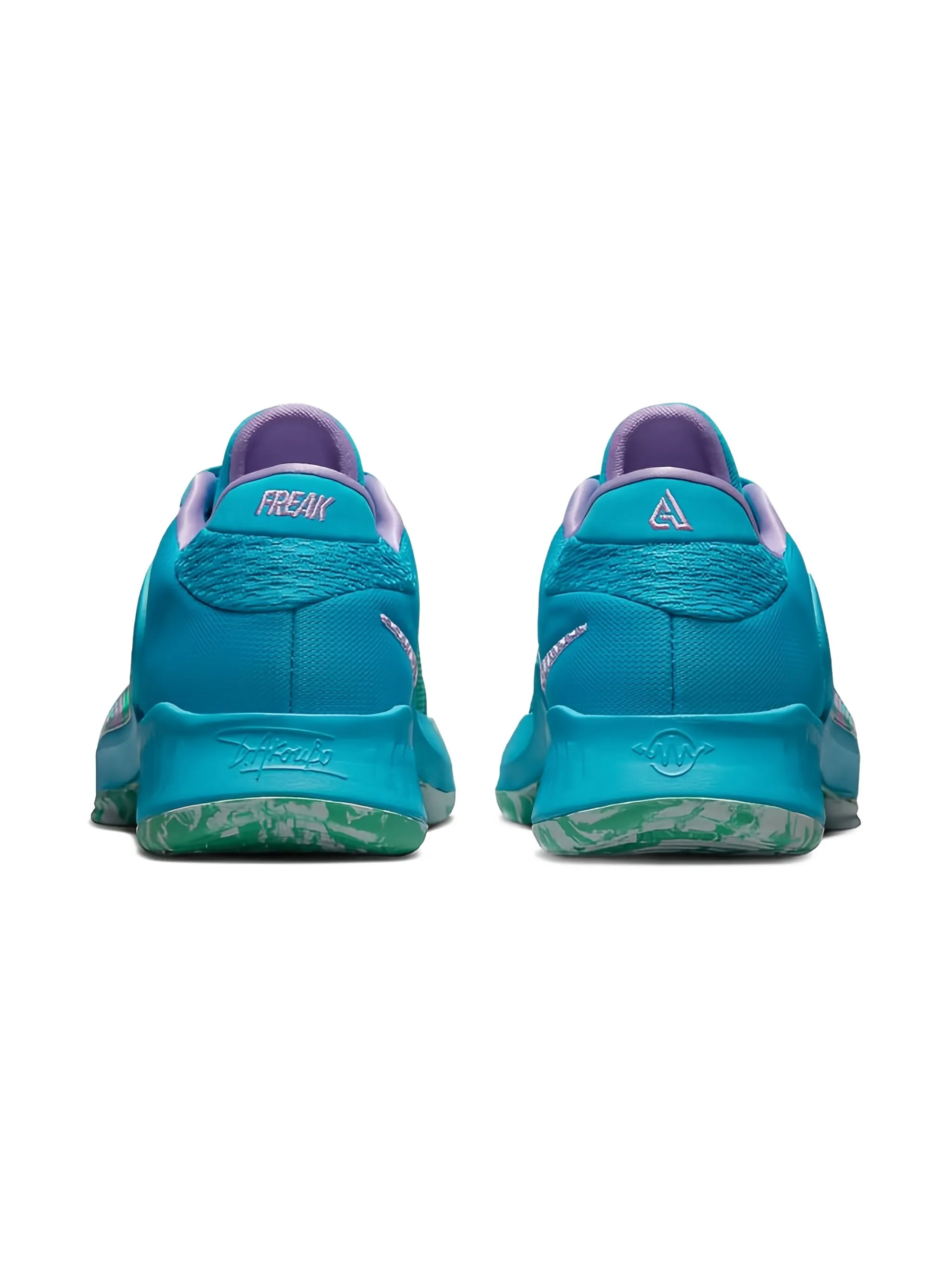 Кроссовки Zoom Freak 4 Laser Blue/Light Menta/Glacier Blue/Lilac Nike Kids, синий — фото 3