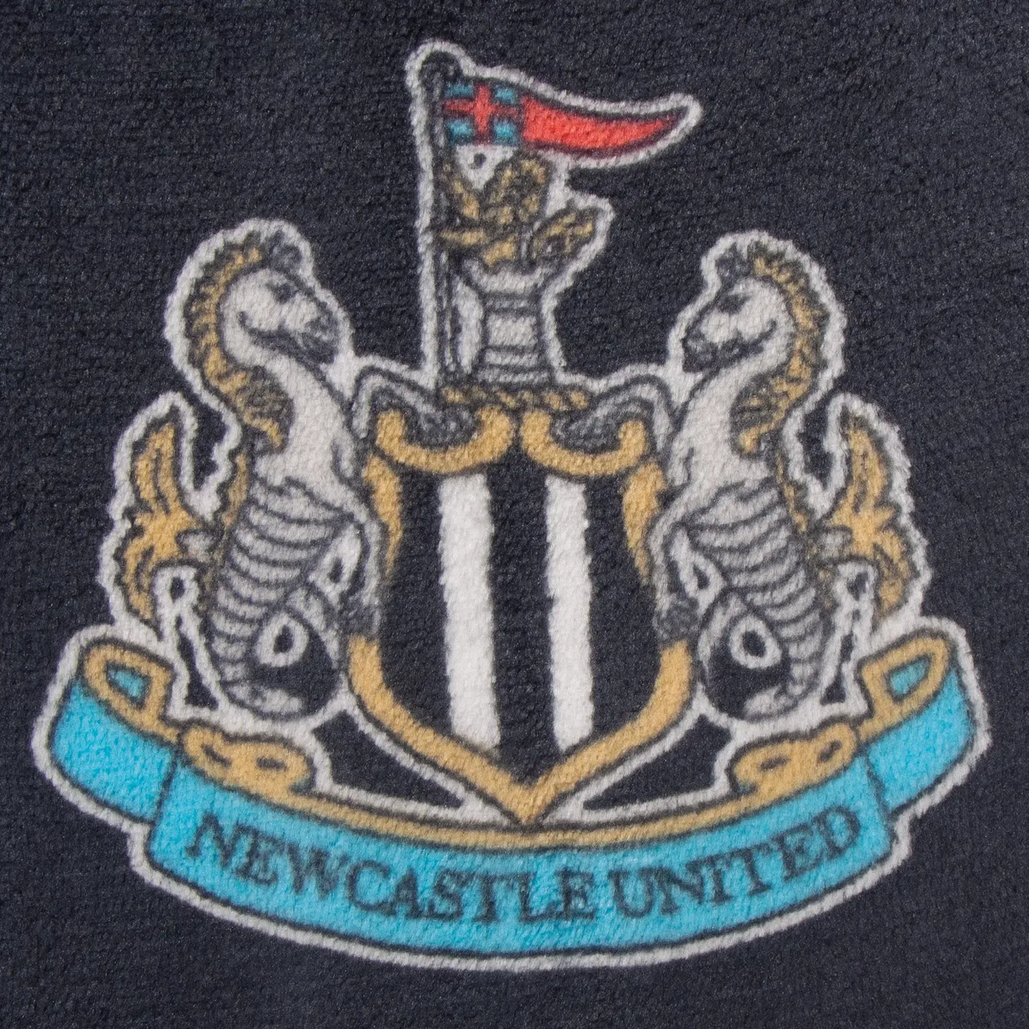 Детский халат с капюшоном Newcastle United Fc, серый — фото 2