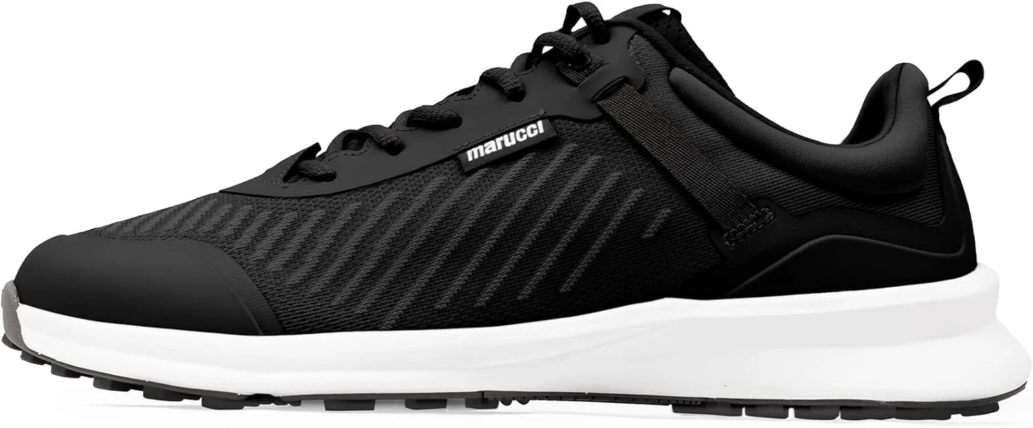 Кроссовки Marucci CFT Trainer для мужчин, бейсбольные тренировочные кроссовки, спортивная обувь для мужчин, надежная регулируемая посадка, легкие, дышащие и долговечные, черный — фото 2