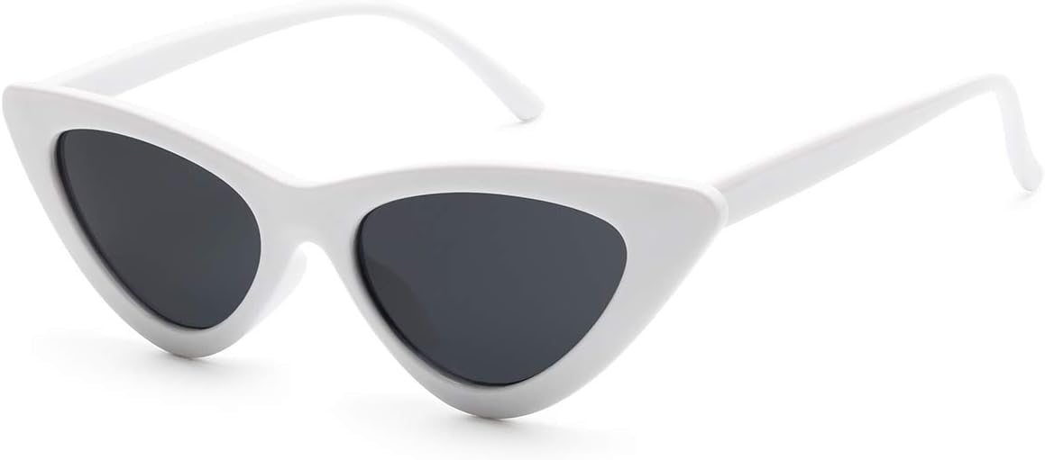 

Солнцезащитные очки Livho «Кошачий глаз» для женщин, модные поляризованные солнцезащитные очки для женщин, ретро-солнцезащитные очки 2025 года, очки с защитой от УФ-излучения, White Frame + Grey Lens