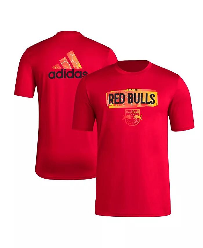 

Мужская красная футболка New York Red Bulls Local Pop AEROREADY adidas
