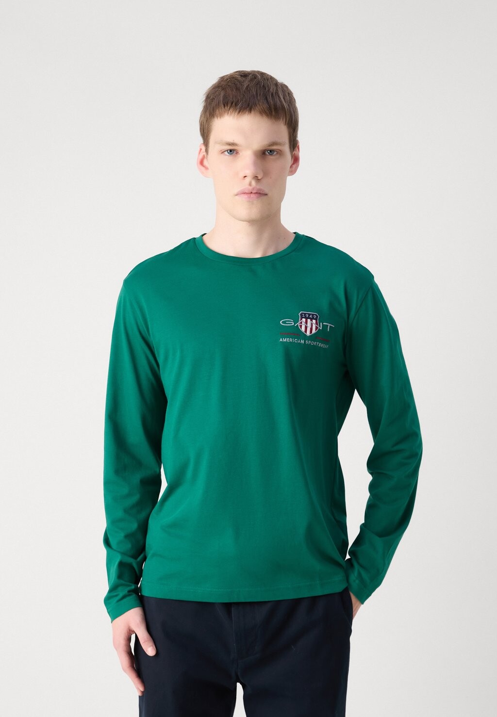 

Топ с длинными рукавами MEDIUM ARCHIVE SHIELD GANT, зеленый