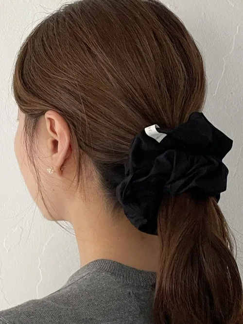 Резинка для волос Vintage Shirt Scrunchie OAR, чёрный — фото 2