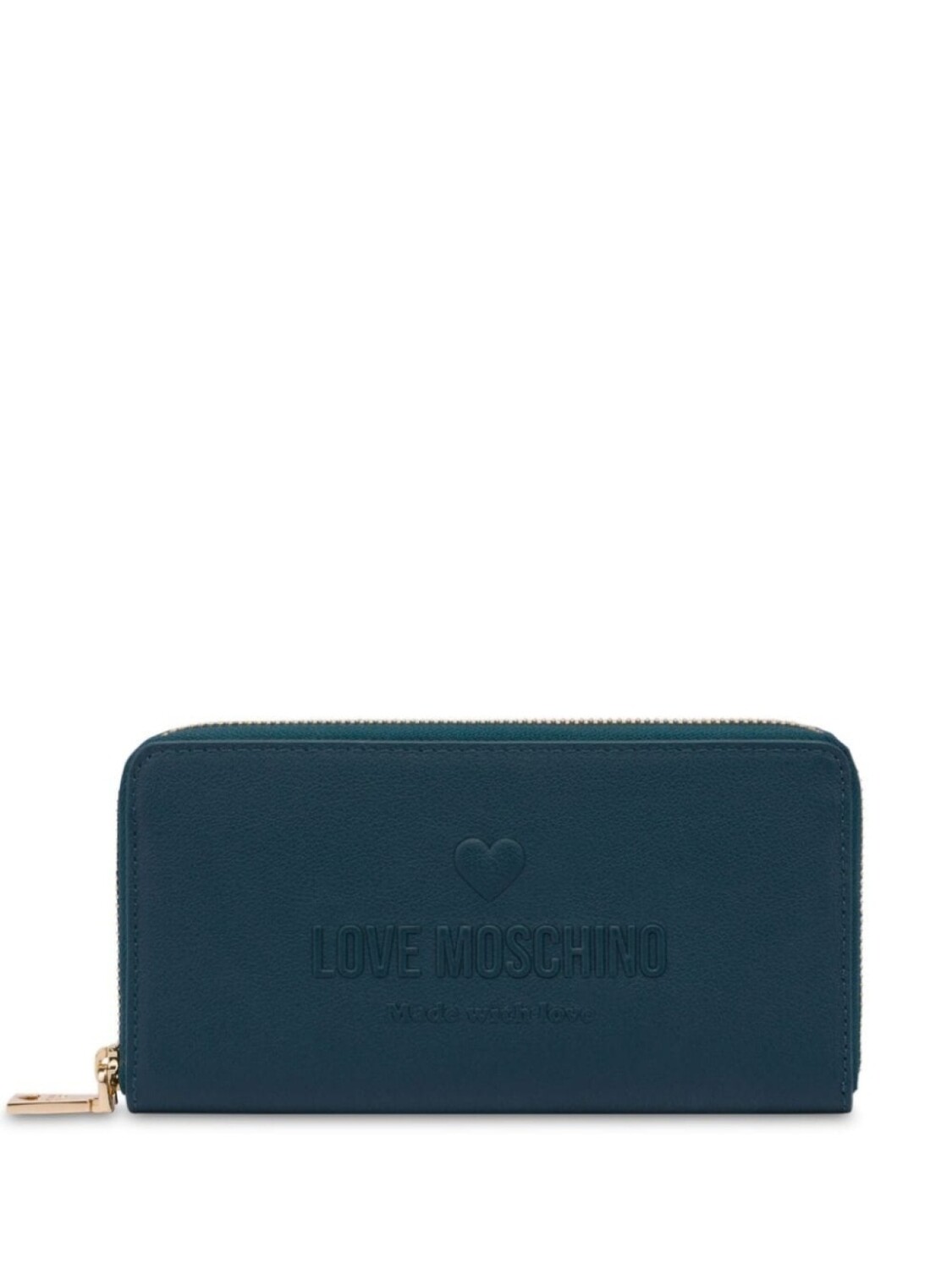 

Love Moschino кошелек с тисненым логотипом, зеленый