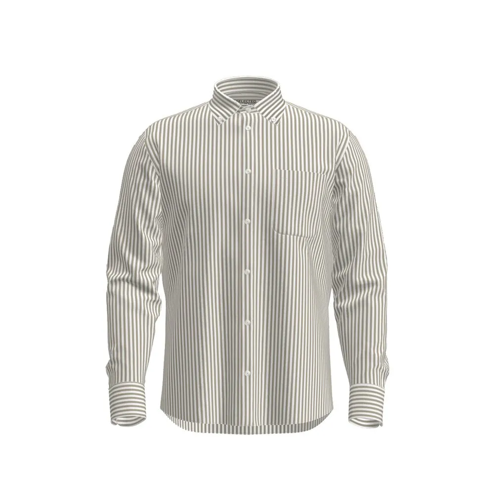 

Рубашка Selected Regrick Oxford Flex, белый