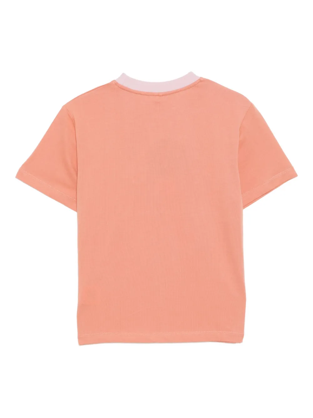 Футболка с принтом голубя Stella Mccartney Kids, оранжевый — фото 2