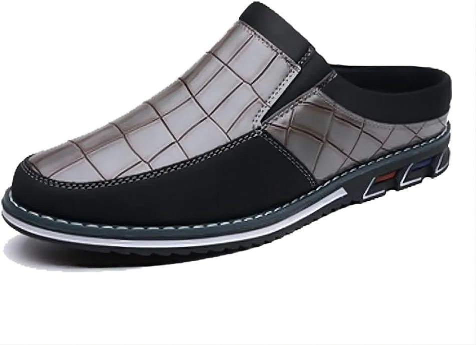 Мокасины мужские Leather Oxford Grey Asifn