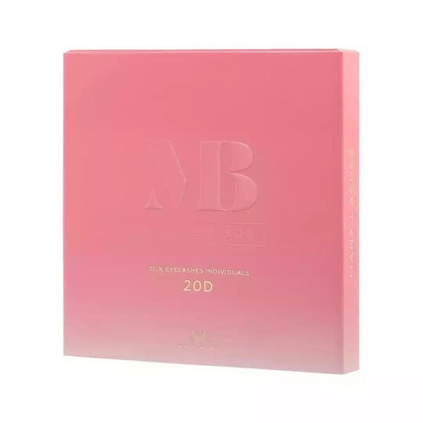 

Набор ресниц для макияжа 20d, изгиб b - нежный изгиб, 1 комплект. Many Beauty Silk eyelashes individuals