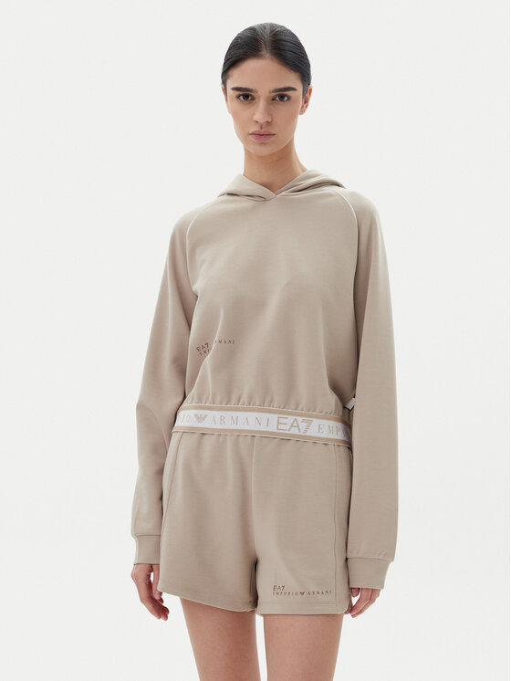 

Толстовка обычного кроя 7W000277 AF12501 U6155 Ea7 Emporio Armani, бежевый