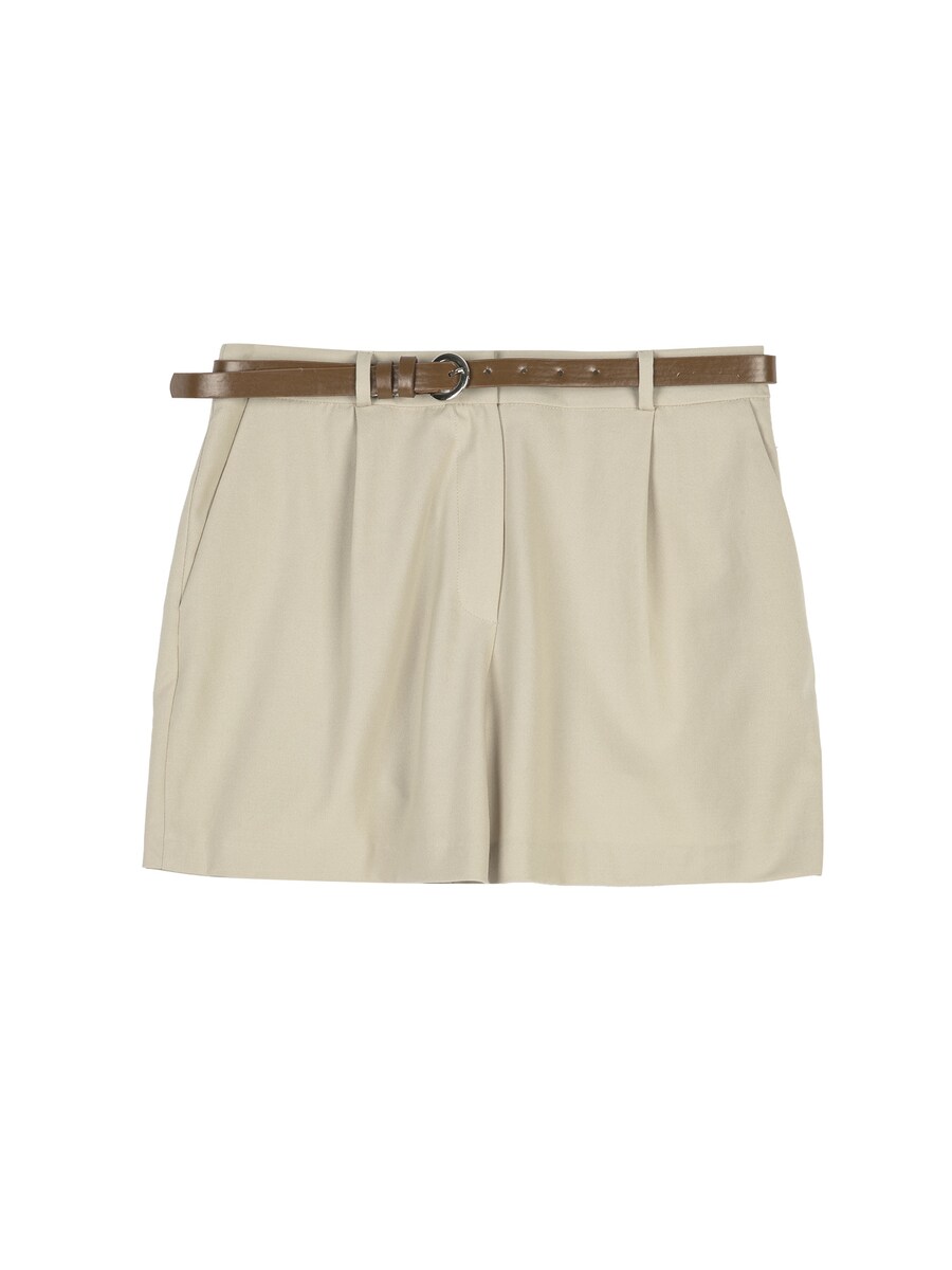 

Шорты Koton Regular Pleat-Front Pants, бежевый