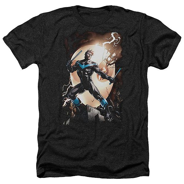 

Футболка adult heather с принтом Batman nightwing against owls Licensed Character