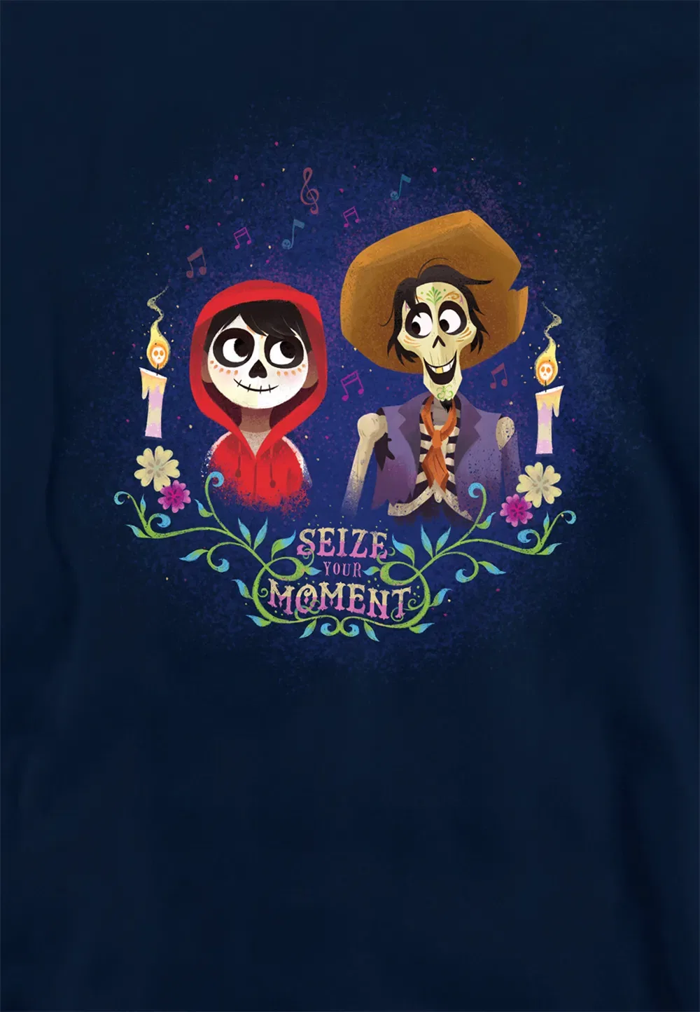 Детская худи Coco Seize Your Moment с Мигелем и Эктором, Disney, темно-синий — фото 2