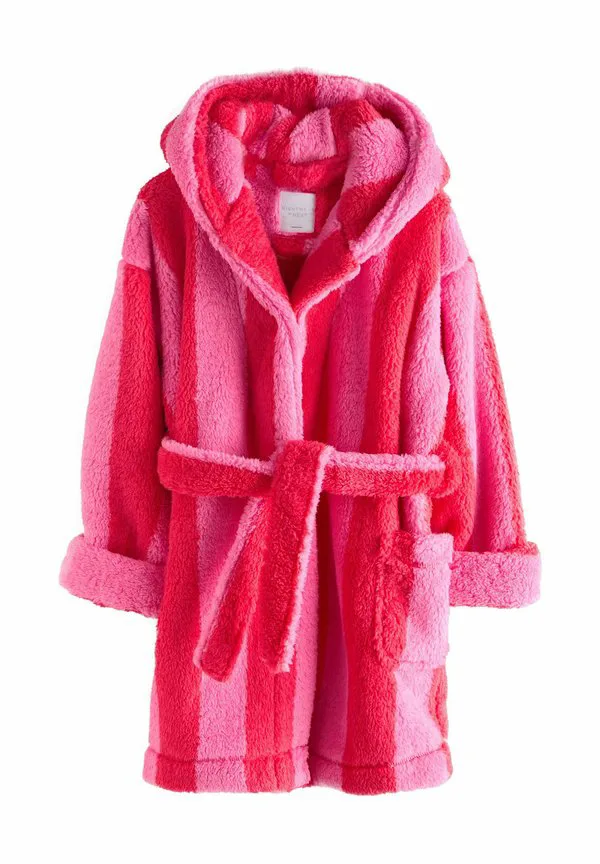Халат-«Мишка» стандартного кроя Next, Pink/Red Stripe — фото 4