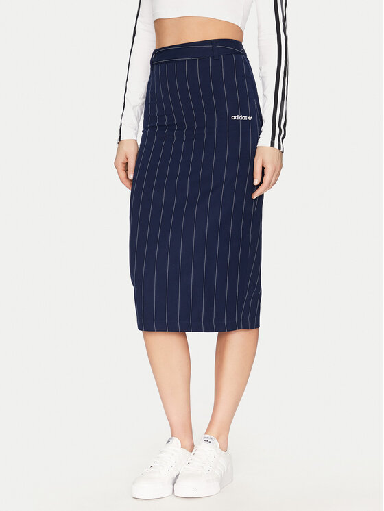 

Облегающая юбка-карандаш Pinstripe JD2576 Adidas, синий