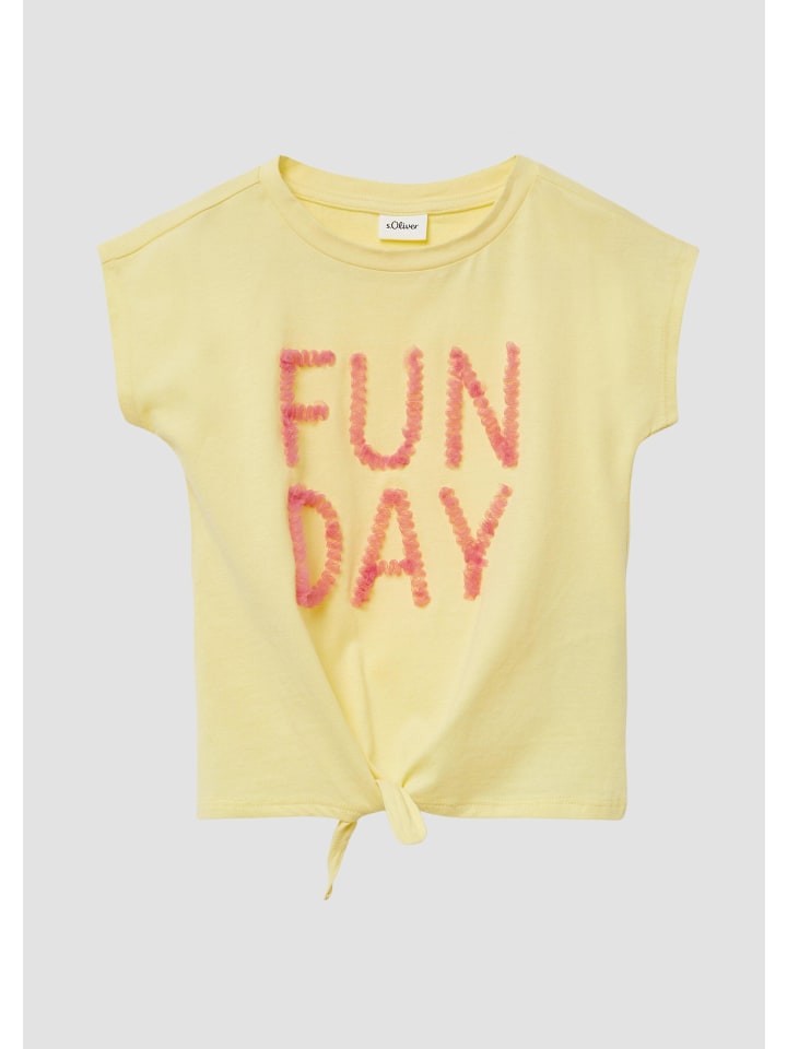 

Футболка цвета 1175_светло-лимонный s.Oliver, Желтый, Футболка цвета 1175_светло-лимонный s.Oliver