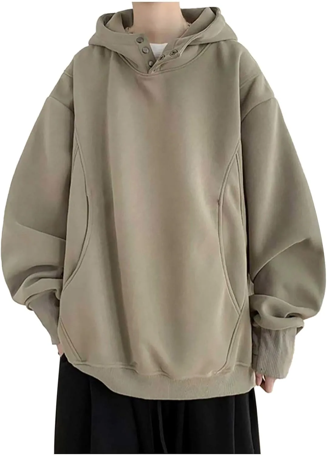 

Толстовка Cambkatl с капюшоном и воротником-хомутом для мужчин Big and Tall