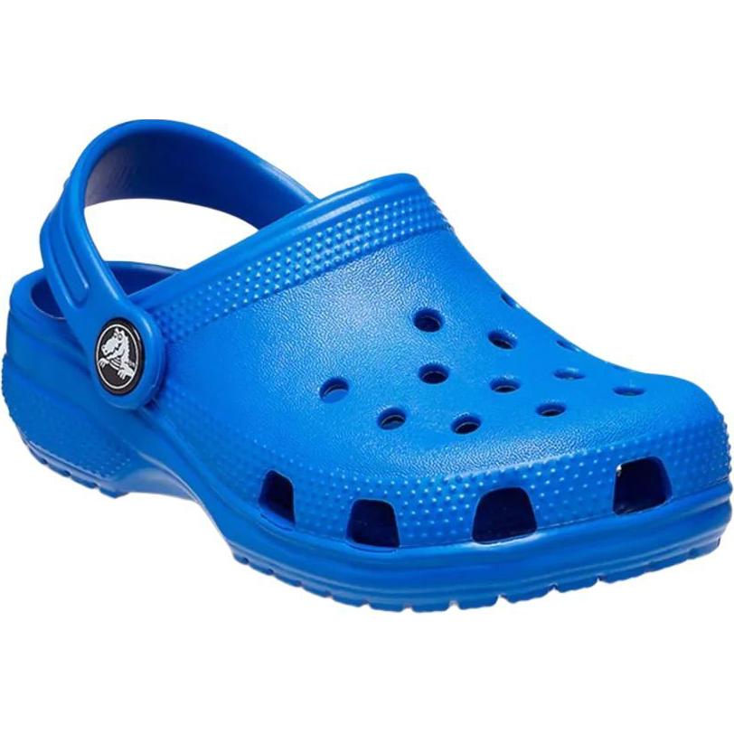 Детские сандалии с амортизацией и дышащими низкими каблуками Crocs, синий — фото 3
