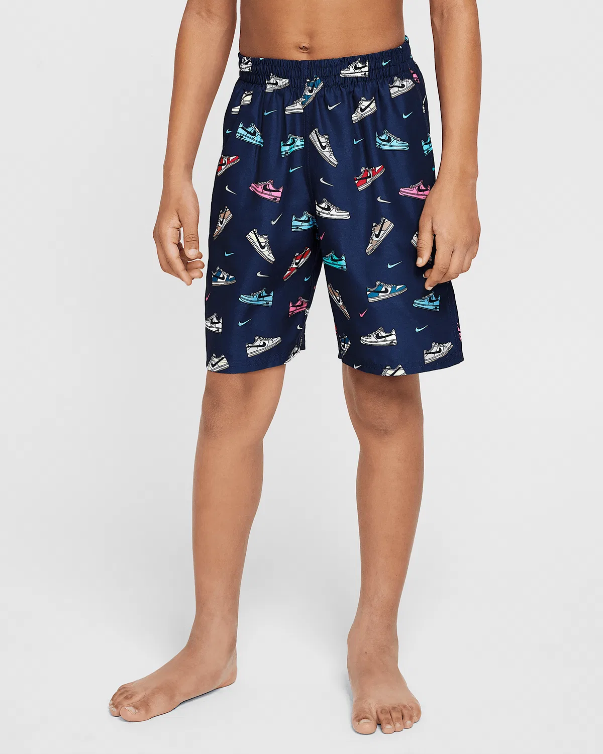 Детские (мальчиковые) плавки Nike Swim Breaker 7" с боксерской подкладкой, Blue