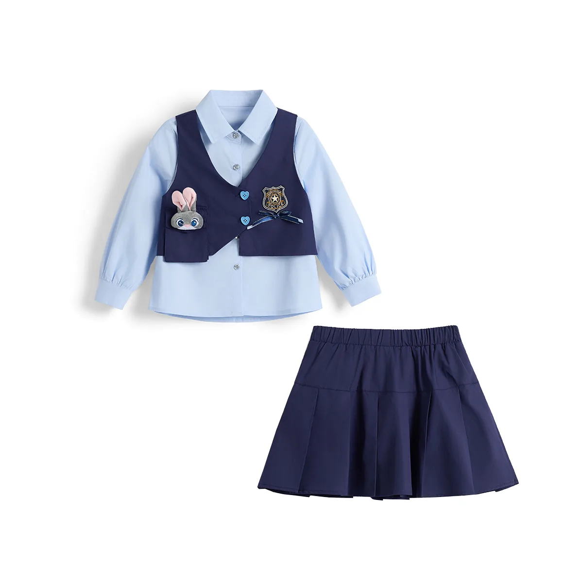 Детский комплект с юбкой Zootopia Collection Disney, темно-синий