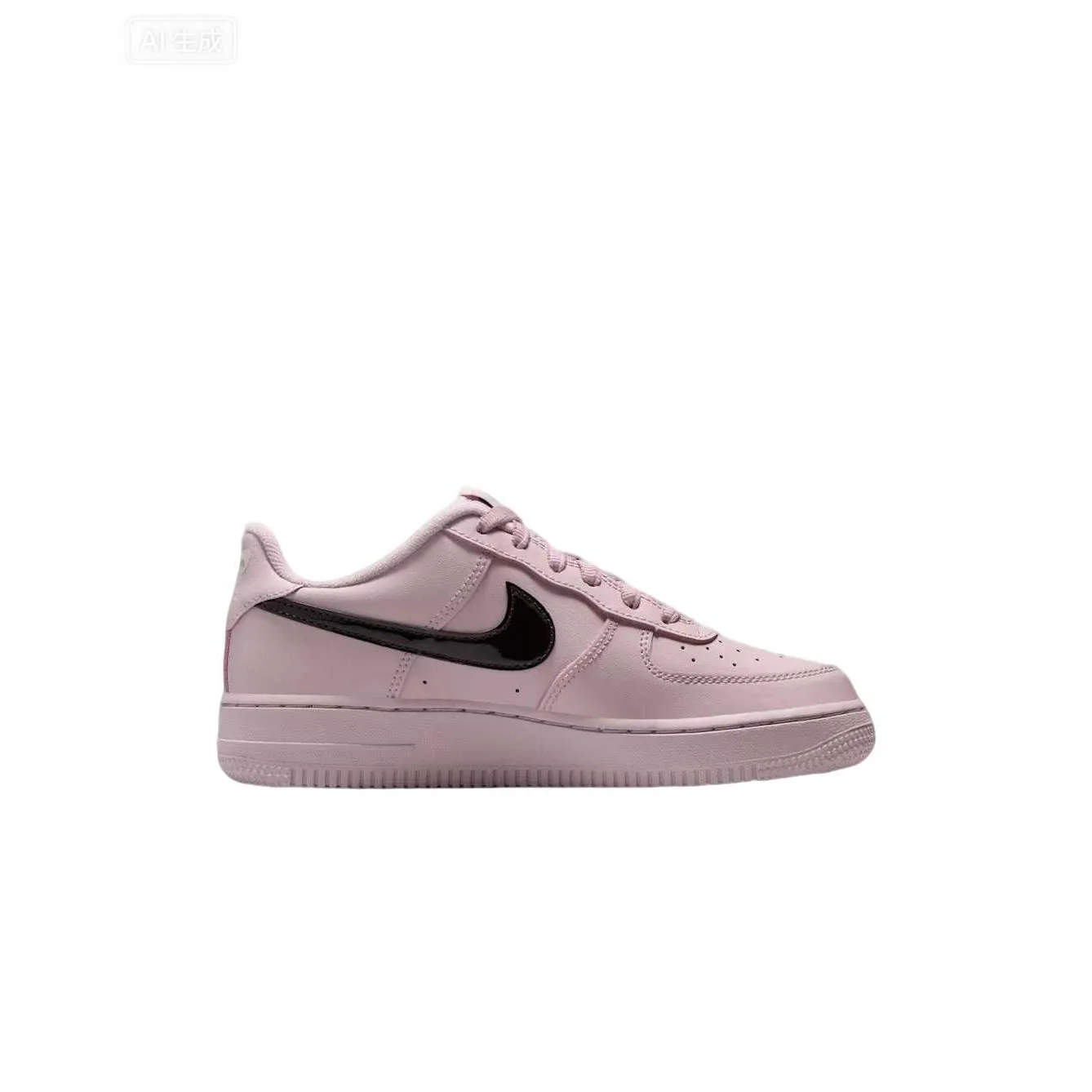 Кроссовки для скейтбординга Air Force 1 Lv8 Kids' Unisex Nike, розовый черный — фото 3